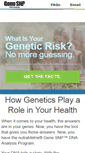 Mobile Screenshot of genesnp.com